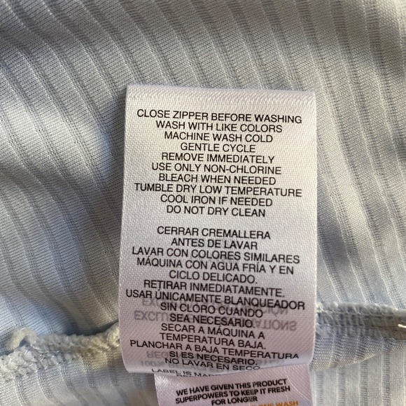 Mondetta Ladies' Quarter-Zip Pullover, Zippered Pockets, Light Blue, Small NWT - Picture 14 of 15